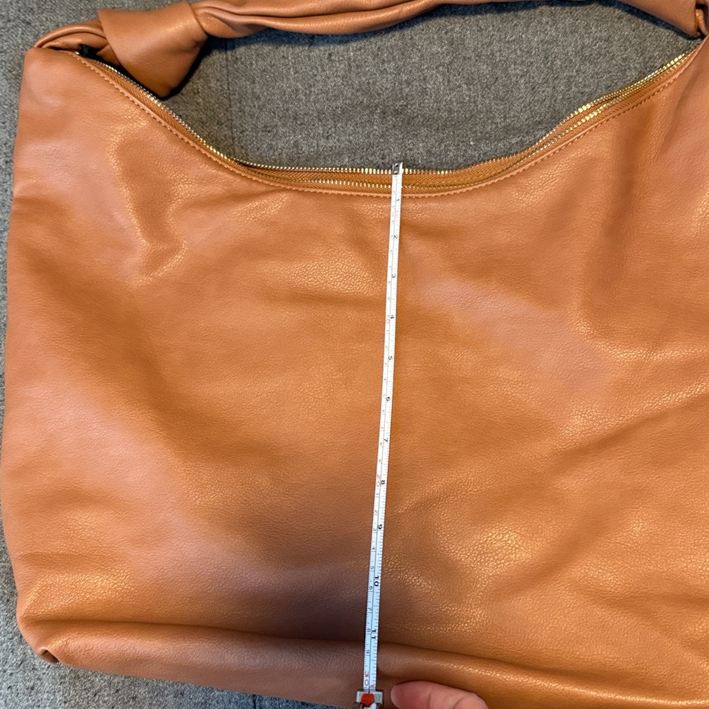 Aqua slouchy knotted hobo - Picture 3 of 11